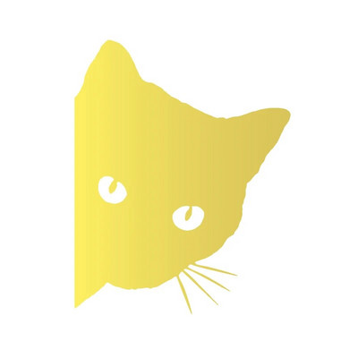 Vinilna naljepnica s mačkom koja viri Naljepnice za prozore na braniku automobila, smiješne slatke naljepnice s mačkama koje vire Ukrasne uklonjive naljepnice za prijenosno računalo