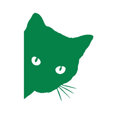 Vinilna naljepnica s mačkom koja viri Naljepnice za prozore na braniku automobila, smiješne slatke naljepnice s mačkama koje vire Ukrasne uklonjive naljepnice za prijenosno računalo