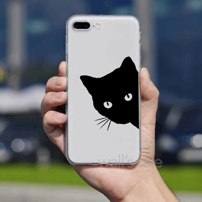 Vinilna naljepnica s mačkom koja viri Naljepnice za prozore na braniku automobila, smiješne slatke naljepnice s mačkama koje vire Ukrasne uklonjive naljepnice za prijenosno računalo