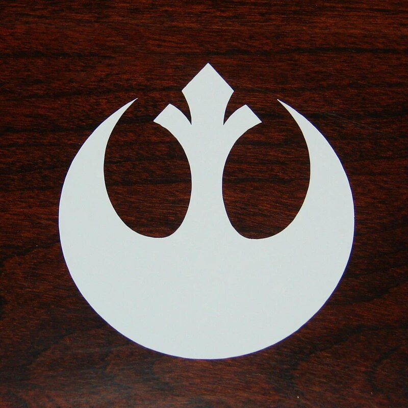 Raznolikost znanstveno-fantastičnih vinilnih zidnih naljepnica, Cool Imperial Rebel Alliance NARUČITE Logo vinilne naljepnice za ukrašavanje automobila na prijenosnom računalu