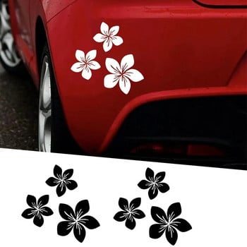 3 τμχ Αυτοκόλλητα αυτοκινήτου με γραφικά γραφικά λουλουδιών για γρατσουνιές στο κάλυμμα του πίσω παραθύρου στο αμάξωμα του προφυλακτήρα αυτοκινήτου Αυτοκόλλητα ανθισμένου κράνους αγωνιστικών μοτοσυκλετών