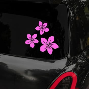 3 бр. Красиви цветни графики Автомобилни стикери за капака на задния прозорец, Драскотини върху автомобилната броня, Мото състезателна каска, Цветни стикери