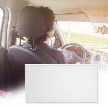 Автомобилен интериор от неръждаема стомана Преносимо автомобилно огледало за грим Автоматична козирка Hd Козметични огледала Универсално автомобилно вътрешно огледало