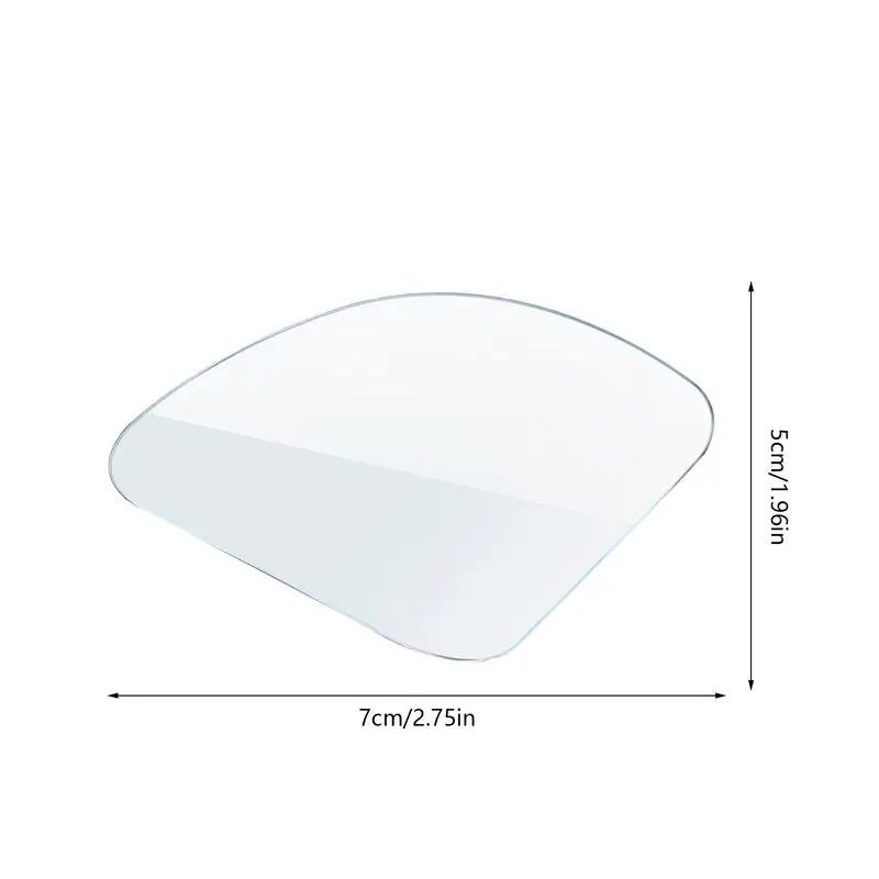 Oldalsó vaktükrök az autóhoz 2db vakfolt tükrök autókhoz, legyező alakú keret nélküli, könnyen lehúzható és tapadó rozsdaálló széles szög