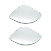 1 pora aklosios zonos veidrodžių Plataus kampo plataus pritaikymo Tvirtas 360° pasukamas stiklas išgaubtas galinio vaizdo veidrodėlis Automobilio išorės priedai