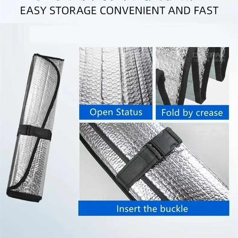 140 cm auto esiklaas kokkupandav päikesevari visiiri kate plokk helkur Kaasaskantav hingav UV kaitse ekraan tasuta