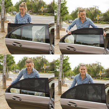 Универсални аксесоари за стилизиране на автомобили Сенник за странични прозорци Завеса Капак на задното стъкло UV защита Сенник Козирка