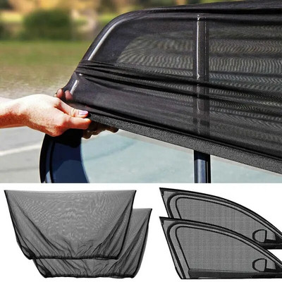 Perdele pentru parasolar auto Umbrele universale pentru geam lateral Perdele SUV Protectie Repelent plasa pentru tantari Parasolar Accesorii auto