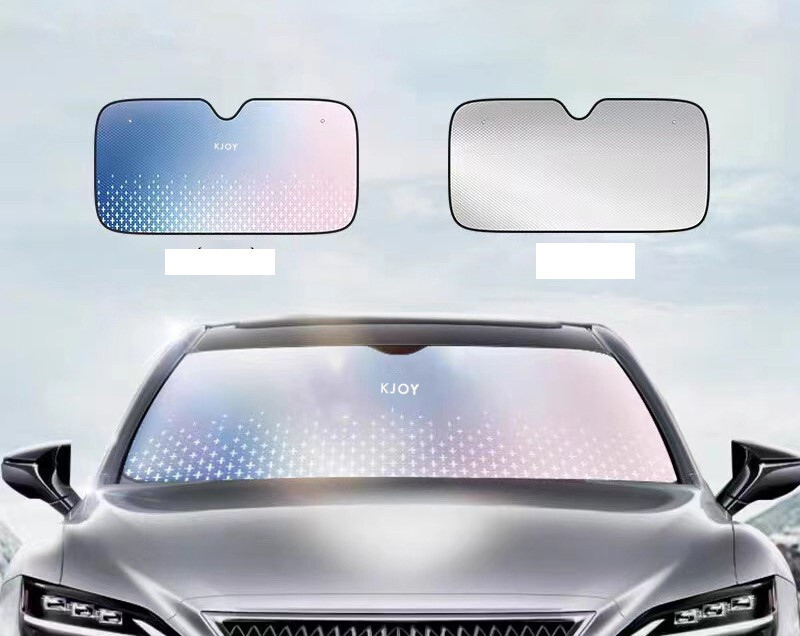 3 värvi topeltmulliga alumiiniumfooliumist auto päikesevari eesmine autoistme tagumine tuuleklaasi kardin soojusisolatsioon päikesekaitse lisavarustus