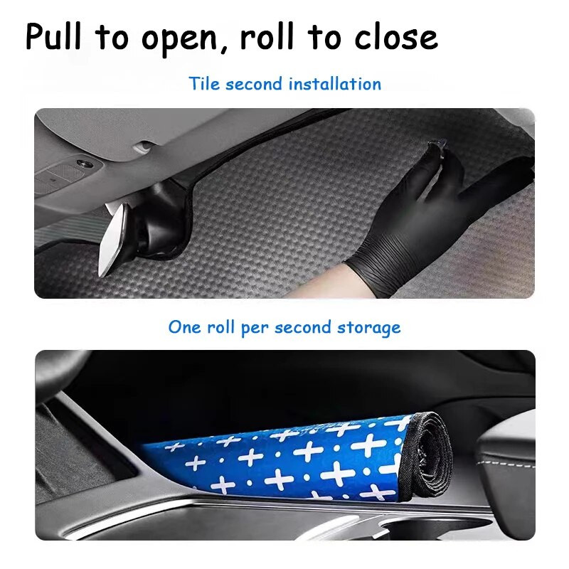 3 värvi topeltmulliga alumiiniumfooliumist auto päikesevari eesmine autoistme tagumine tuuleklaasi kardin soojusisolatsioon päikesekaitse lisavarustus