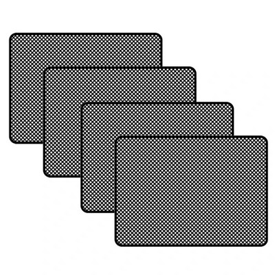 2/4 vnt. Automobilių skėčių nuo saulės lipdukai su maža skylute juodu PVC šoninio lango skėčio dangtelis Auto Priedai Išorė 42x38cm