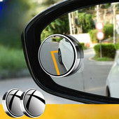 2tk Auto tahavaatepeegel pimeala tagurduspeegel Auto lisatahavaatepeegel 360° pöörlev lainurk pimeala