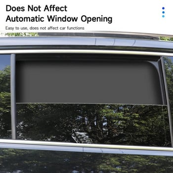 Πλαϊνό αντηλιακό παραθύρου αυτοκινήτου Μαγνητικό μπλοκάρισμα με υπεριώδη ακτινοβολία Κουρτίνα αυτοκινήτου Καλοκαιρινή αντιθαμβωτική προστασία από τον ήλιο Auto sunshade για προσωπικό απόρρητο