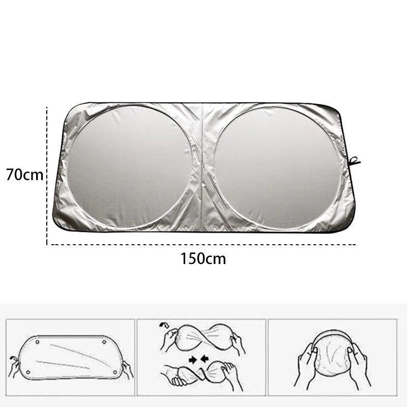 Prozor automobila Pokrivač sjenila za sunce Vjetrobransko staklo Štitnik za vizir Sklopiva vjetrobranska zavjesa s UV zaštitom Dodaci za oblikovanje