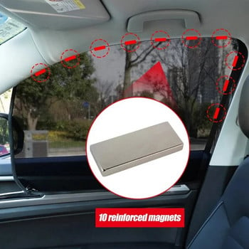 Κάλυμμα αντηλιακής κουρτίνας στο πλάι αυτοκινήτου 5D αντηλιακό πλέγμα από άνθρακα Καλοκαιρινό αντηλιακό θερμομονωτικό κάλυμμα κουρτίνας ασπίδα αντηλιακής ασπίδας αυτοκινήτου