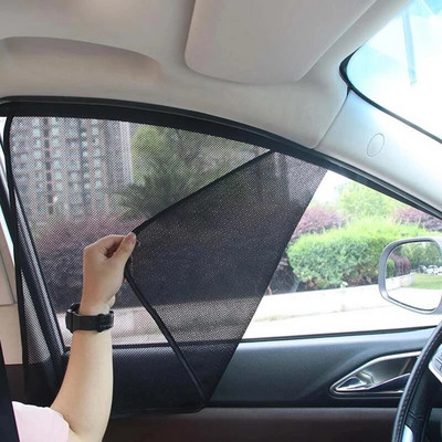 Autós napernyő univerzális mágneses hálós függöny, légáteresztő és közvetlen napfénygátló autós ablakfüggöny