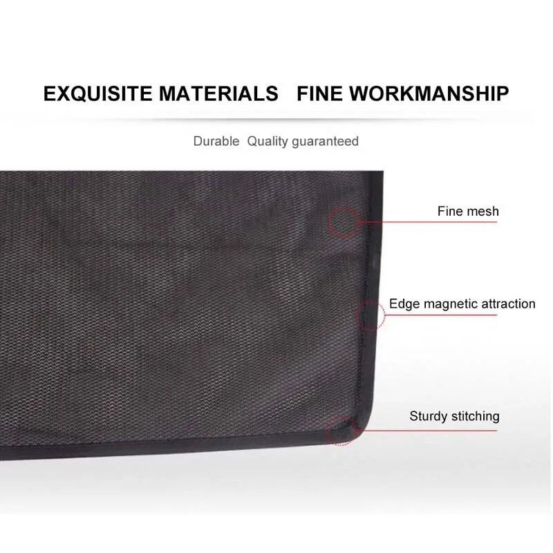 Κάλυμμα κουρτίνας παραθύρου αυτοκινήτου γενικής χρήσης μαγνητικό πλέγμα αναπνεύσιμο και αντι-άμεσο αντηλιακό κάλυμμα κουρτίνας αυτοκινήτου