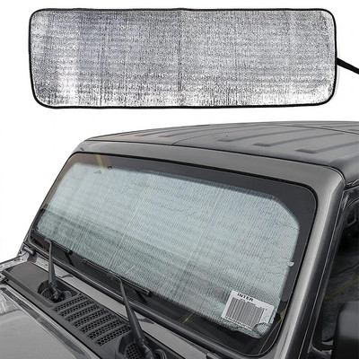 Сенник за предно стъкло за Jeep Wrangler TJ JK JKU 1997-2018 JL JLU 2018-2023+ Gladiator JT 2020-2023+ Сенници Топлинен щит