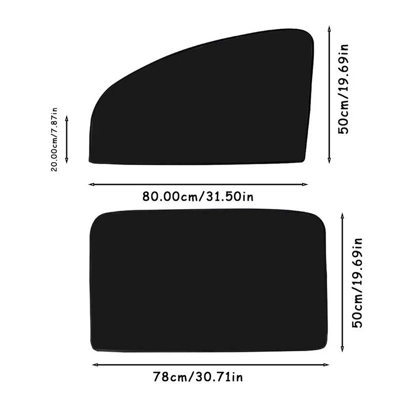 1 TK/2 TK UUS Universaalne auto päikesevari aken 10 magnetimemisega päikesevari soojusisolatsiooni riidest kate päikesevari auto külgmine päikesevari