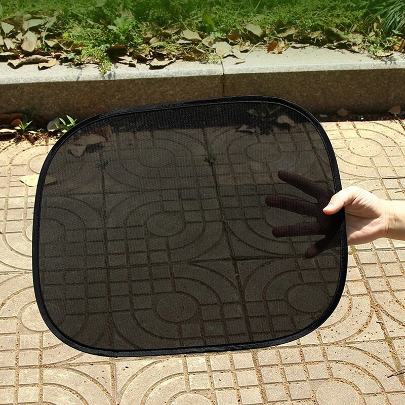 Auto päikesevari suvine auto akna kattekile päikesevari All Black Mesh päikesekaitsekreem beebi küljeaken päikesevari kardin päikesekaitsevõrk
