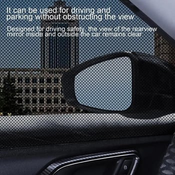 Αντικουνουπικές σίτες πλαϊνών παραθύρων αυτοκινήτου Σκίαστρο παραθύρου αυτοκινήτου Διχτυωτό δίχτυ κουρτίνας Αυτόματο μπροστινό πίσω παράθυρο προστασίας αντηλιακό