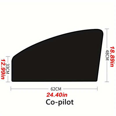 Universal αντηλιακό τζάμι αυτοκινήτου Μαγνητική αναρρόφηση Θερμομόνωση αντηλιακό υφασμάτινο κάλυμμα αντηλιακό πλευρικό σκίαστρο αυτοκινήτου