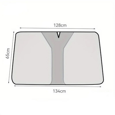 Auto päikesevari esiklaas Hõbedase päikesekaitsekreemiga peegeldava UV-kuumusekilbiga kaetud auto kardinavari