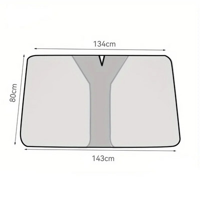 Auto päikesevari esiklaas Hõbedase päikesekaitsekreemiga peegeldava UV-kuumusekilbiga kaetud auto kardinavari