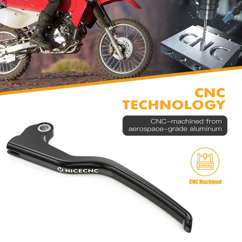 Motociklo CNC aliuminio didelio stiprumo sankabos svirtis 28 % mažiau pastangų, skirta Honda XR650L XR 650L 1993-2024 2022 2021 2020 raudona juoda