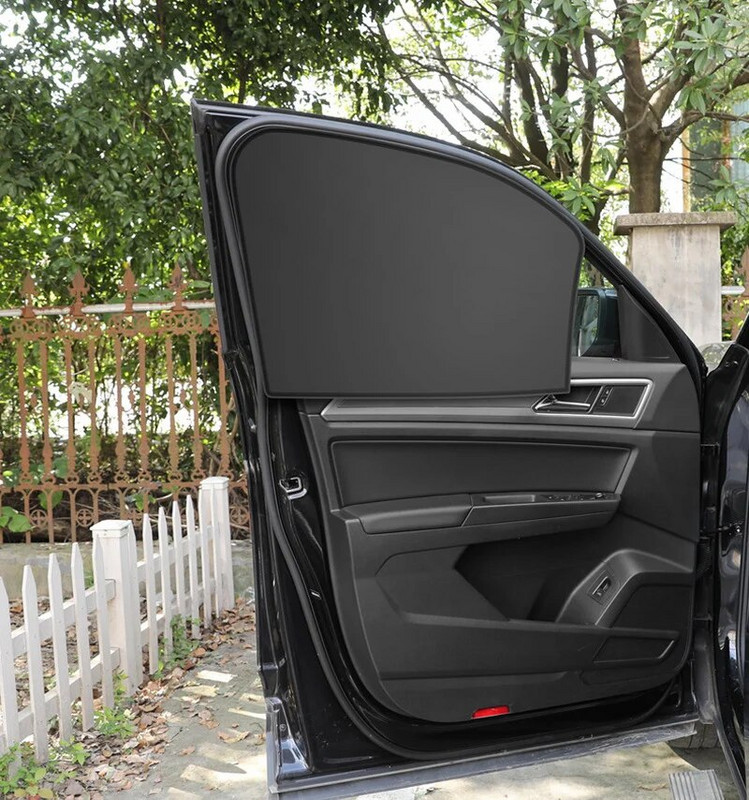 Magnetiline auto küljeakna päikesevarju kate päikesesirmi suvekaitse akna kardina kate eesmise tagumise musta auto tarvikute jaoks