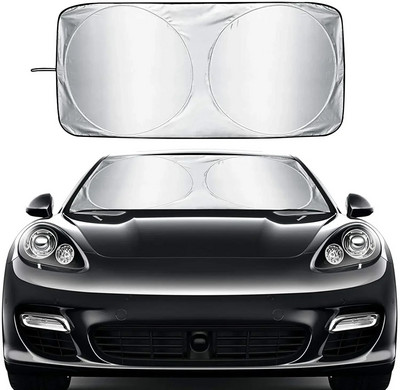 Нов сенник за предното стъкло на автомобила Протектор за козирката на прозореца на автомобила Сгъваема автоматична UV защита Завеса Аксесоари за оформяне