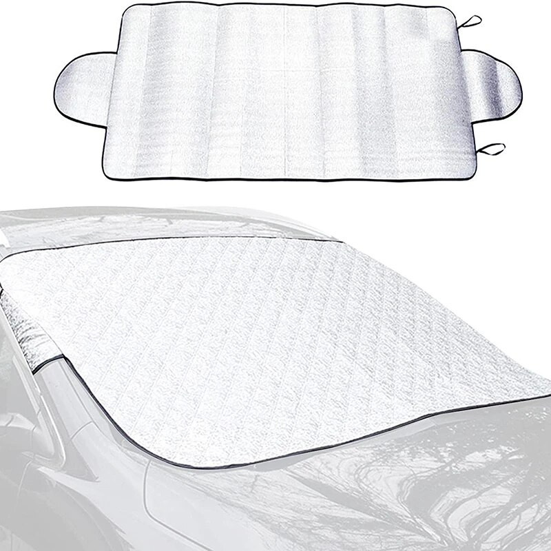 Nutikas tuuleklaasi kate Varjuvastane jäälumekaitse UV-kaitse lume külmumisvastane jääkilp tolmukaitse