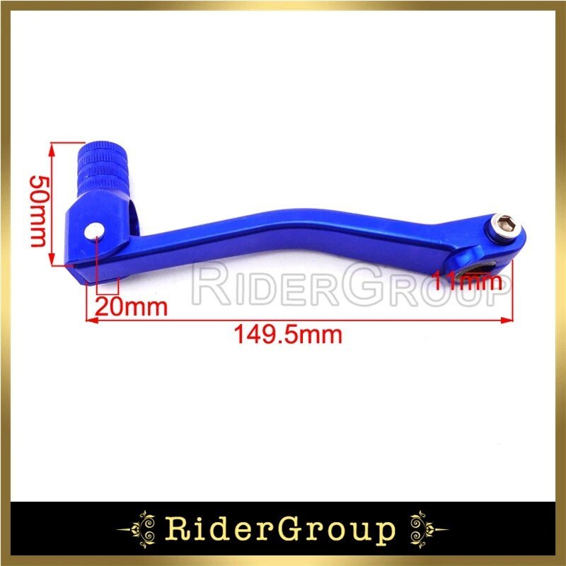 CNC aliuminio sulankstoma pavarų perjungimo svirtis, skirta Kinijos 50-160CC Pit Dirt Bike SSR Thumpstar XR50 CRF50 TTR KLX110 Lifan YX