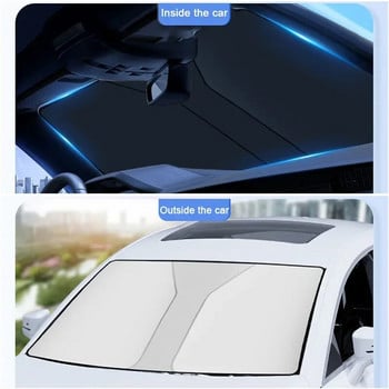 Κάλυμμα αντηλιακής σκιάς παρμπρίζ αυτοκινήτου Μπροστινό παράθυρο Αντηλιακό αντηλιακό αλεξήλιο Θερμομόνωση ομπρέλα ηλίου για αξεσουάρ αυτοκινήτου
