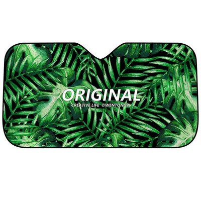 Χαριτωμένο τοπίο κινουμένων σχεδίων Προστατέψτε το αυτοκίνητό σας από τις ακτίνες UV με αυτό το αξιολάτρευτο σκίαστρο παρμπρίζ Παράθυρο αυτοκινήτου Μέγεθος S/M