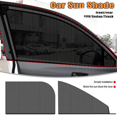1PCS Car Sunshade Curtain Mosquito Cover Mesh UV Protection Sun Shade Visor Shield Window Cover Film Car SUV Styling Accessories