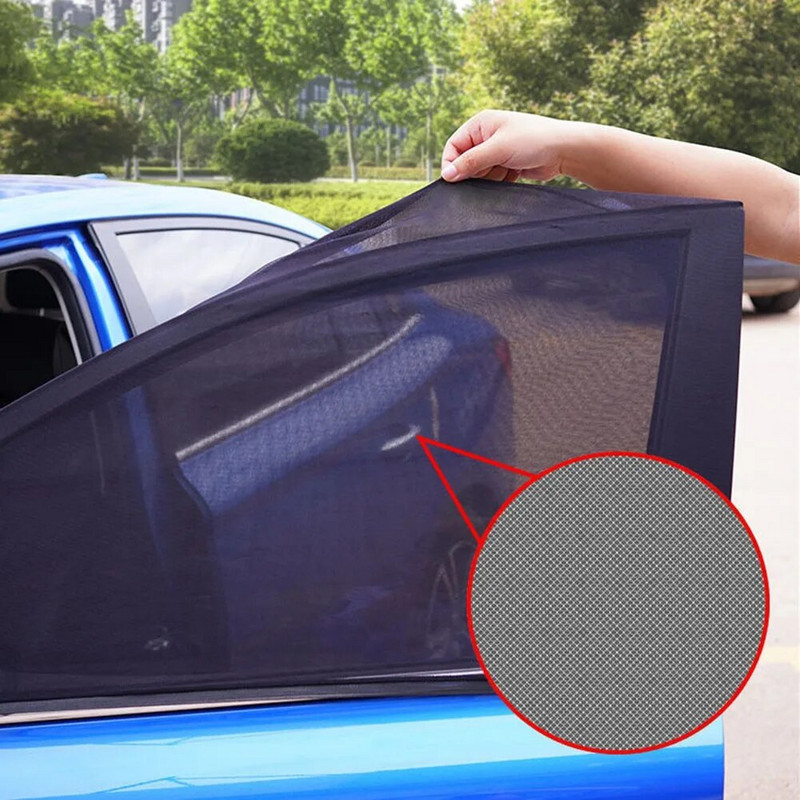 1 ΤΕΜ. Κουρτίνα κουνουπιών για σκίαστρα αυτοκινήτου Διχτυωτό πλέγμα προστασίας από υπεριώδη ακτινοβολία Αντιηλιακό προστατευτικό κάλυμμα παραθύρου Κάλυμμα παραθύρου μεμβράνης Αξεσουάρ στυλ αυτοκινήτου SUV