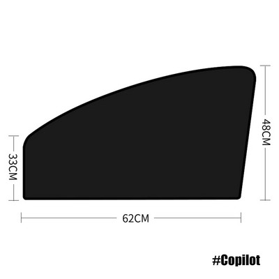 Mágneses autós napernyő UV védelem autó függönyök napvédő huzat kétoldalas autóablak napernyő védő ablakfólia