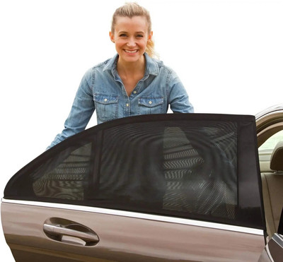 Universaalne auto küljeakna varjukardin eesmine tagaklaasi kate UV-kaitsega päikesevari enamuse autode jaoks