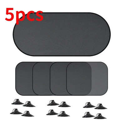 1/2/5 tk autoakna päikesevarju kate Päikese UV-kaitse Auto eesmine tagumine must aken kardin Külgklaas võrk päikesevarjud tarvikud