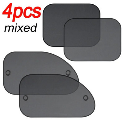 1/2/5 tk autoakna päikesevarju kate Päikese UV-kaitse Auto eesmine tagumine must aken kardin Külgklaas võrk päikesevarjud tarvikud