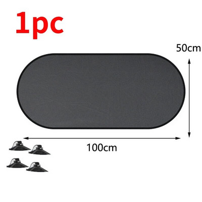 1/2/5 tk autoakna päikesevarju kate Päikese UV-kaitse Auto eesmine tagumine must aken kardin Külgklaas võrk päikesevarjud tarvikud
