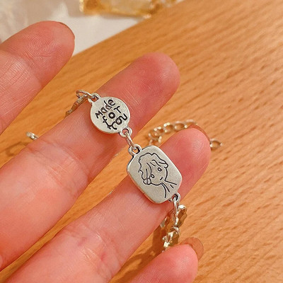 Y2K Circon Ins rokassprādzes sievietēm korejiešu mode, saldas meitenes, mirdzošas dobas sirds, smalkas ķēdes rokassprādzes ballītēm rotaslietas dāvanas