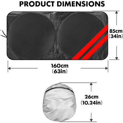 Automašīnas priekšējais vējstikls saulessarga pārsegs Automašīnas piederumi Dodge Charger Challenger RAM Journey Caliber Avenger Caravan Durango