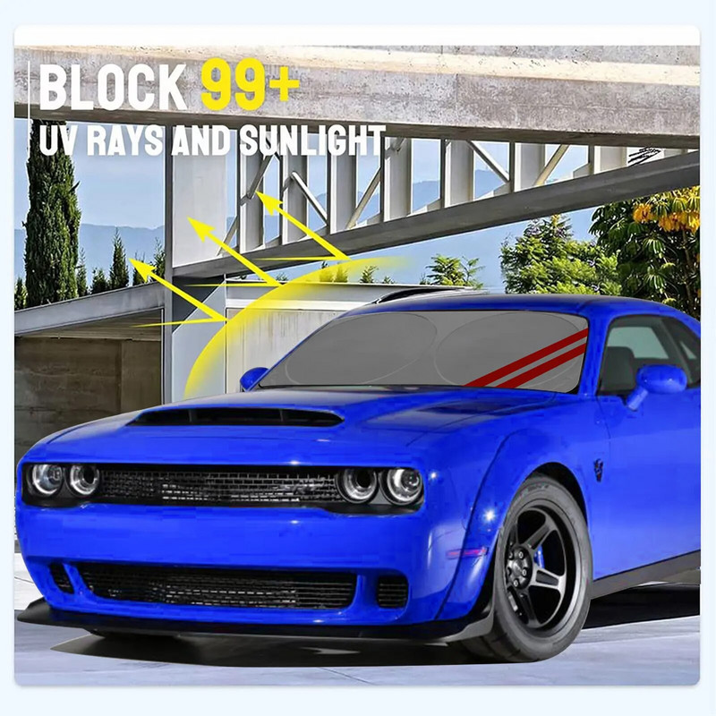 Automašīnas priekšējais vējstikls saulessarga pārsegs Automašīnas piederumi Dodge Charger Challenger RAM Journey Caliber Avenger Caravan Durango