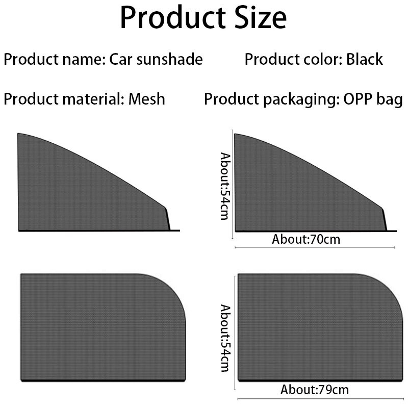 Autoakna päikesevari Auto akna ekraani ukse kate ultraviolettkiirgusevastane päikesevari päikesesirm auto esi- ja tagumine päikesevari autoosad