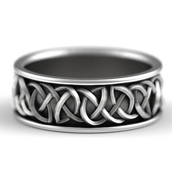 Huitan Viking Nordic Mythology Giant Wolf Men Ring Defense Totem Wolf Fashion Hip Hop Rock Unisex Finger Ring Punk Gift