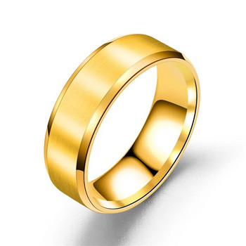 8 мм мъжки пръстен черен карбид класически плътен метален бял сватбен годежен пръстен за мъжки бижута аксесоар