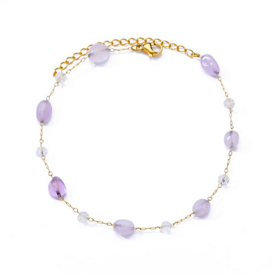 Elegantne tsirkoonist lilledega käevõru naistele tüdrukutele võlu kullavärvi roostevabast terasest taimekäevõrud luksuslikud disaineri ehted kingitused