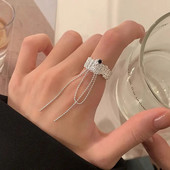 Punkmood Ebaregulaarsed laavatuttidega sõrmused naistele Vintage hippopi mitmekihilised ketisõrmused jõulukingitused, ehted, aksessuaarid